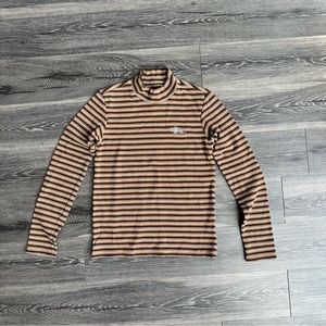 Stussy Brown Toro Stripe Turtleneck